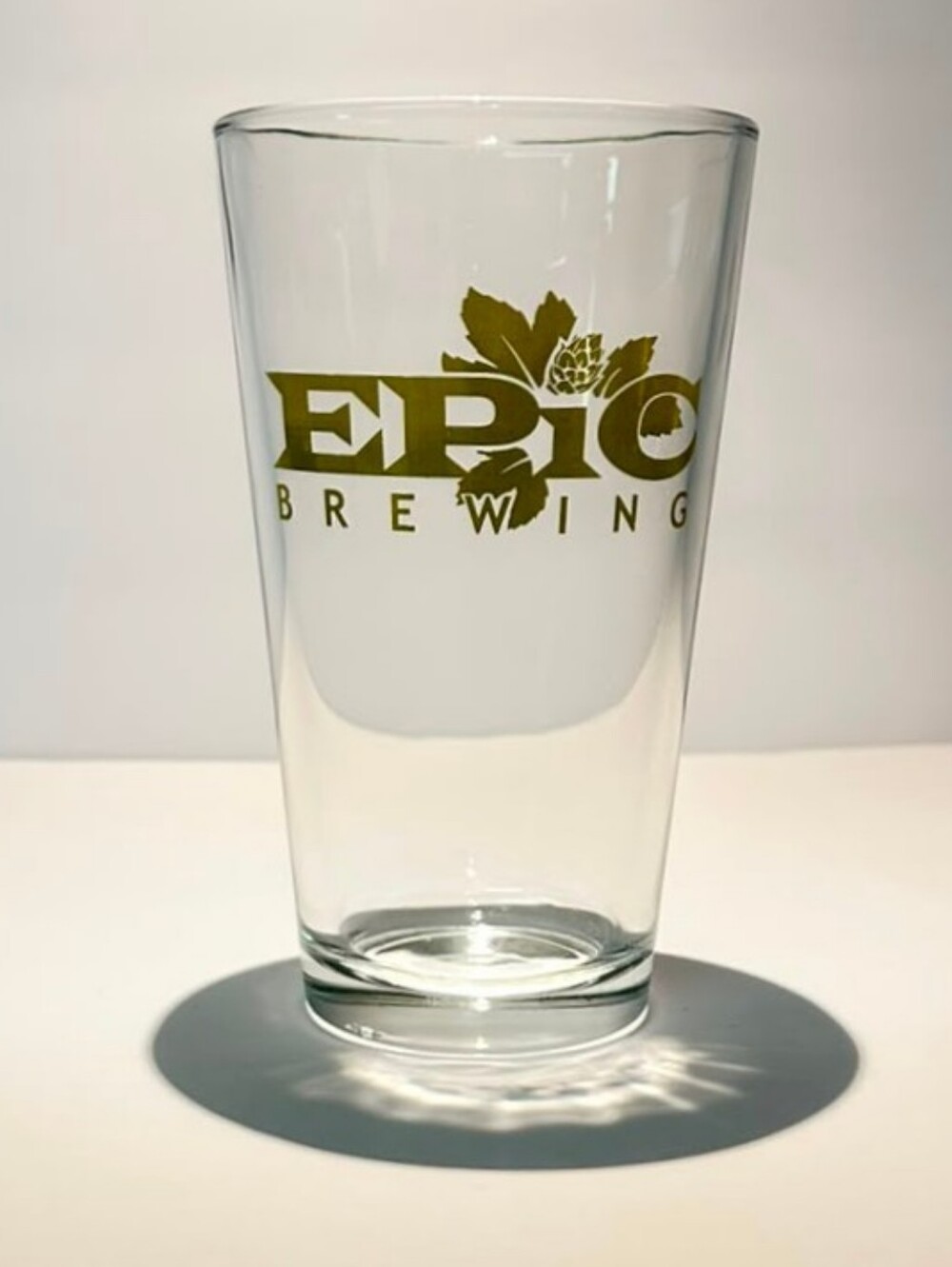 Epic Brewing beer Pint glass